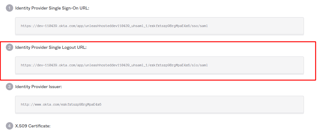 SAML 2.0 Okta sign-out url